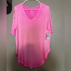 Torrid NWT neon pink super soft tee